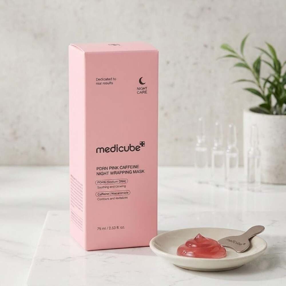 Medicube PDRN Pink Caffeine Night Wrapping Mask 75ml